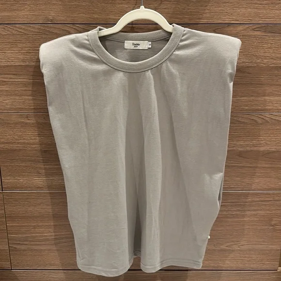 Frankie Shop Eva padded muscle shoulder tee - Picture 2 of 4